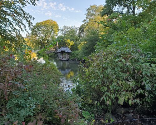 New York Central Park pond
